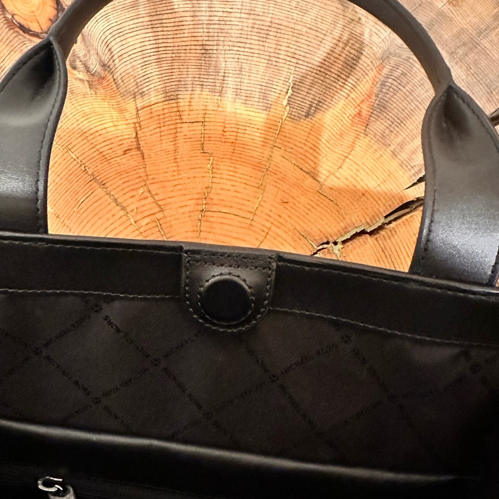 Michael Kors Black Cooper Tote - Picture 2 of 4